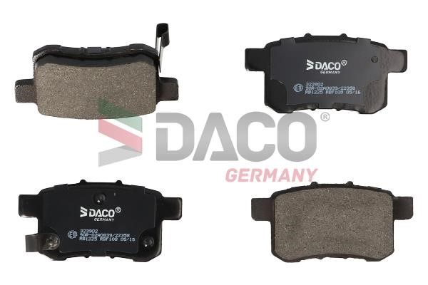 Daco 323902 Brake Pad Set, disc brake 323902