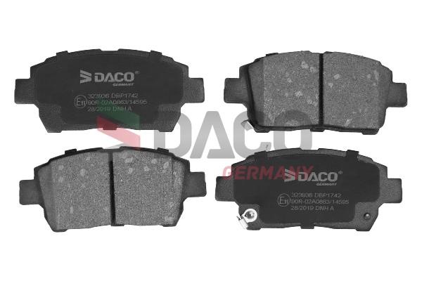 Daco 323936 Brake Pad Set, disc brake 323936