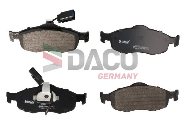 Daco 322519 Brake Pad Set, disc brake 322519