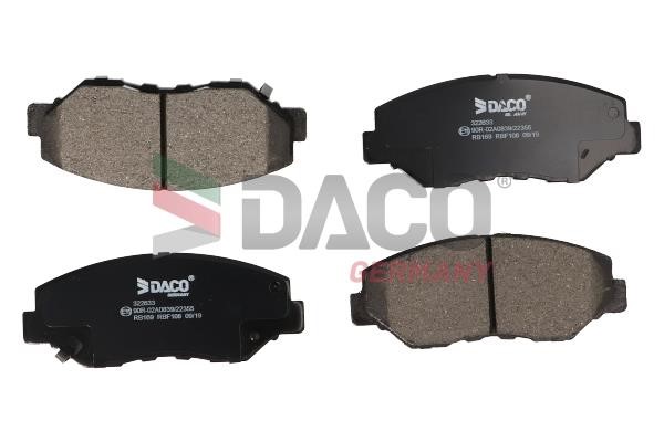 Daco 322633 Brake Pad Set, disc brake 322633