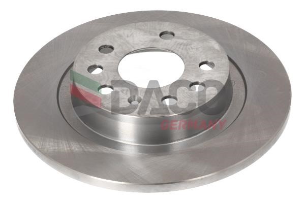 Daco 603646 Rear brake disc, non-ventilated 603646