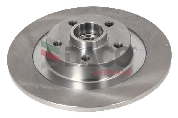 Daco 603034 Rear brake disc, non-ventilated 603034