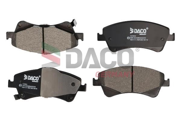 Daco 323903 Brake Pad Set, disc brake 323903