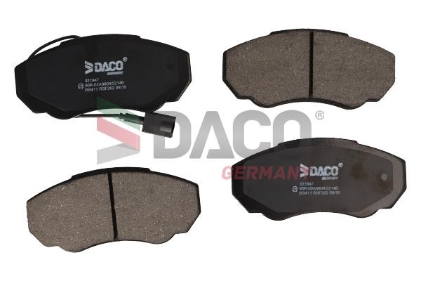 Daco 321947 Brake Pad Set, disc brake 321947