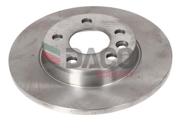 Daco 604767 Rear brake disc, non-ventilated 604767