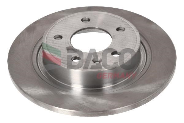 Daco 600403 Rear brake disc, non-ventilated 600403