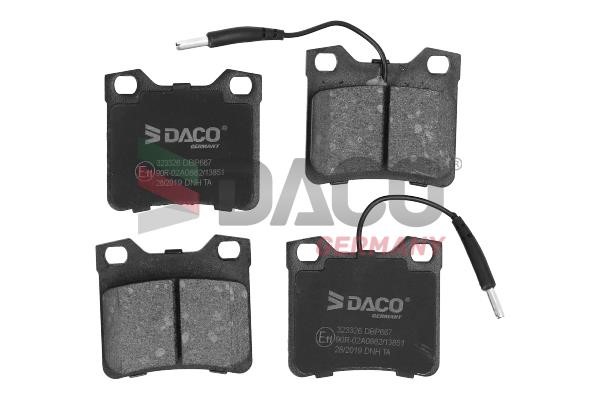 Daco 323326 Brake Pad Set, disc brake 323326