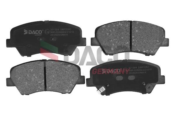 Daco 321304 Brake Pad Set, disc brake 321304