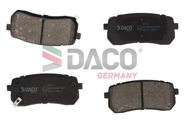Daco 321724 Brake Pad Set, disc brake 321724