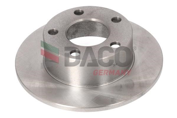 Daco 604730 Rear brake disc, non-ventilated 604730