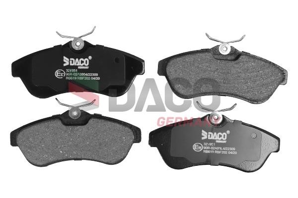 Daco 321951 Brake Pad Set, disc brake 321951