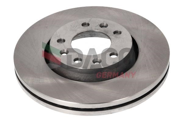 Daco 600611 Front brake disc ventilated 600611