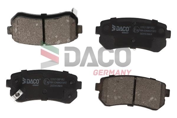 Daco 323521 Brake Pad Set, disc brake 323521