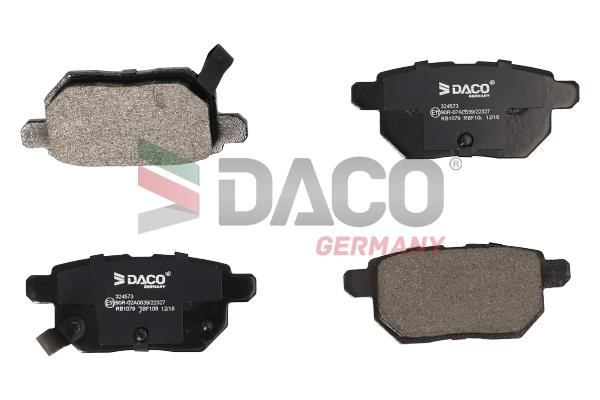 Daco 324573 Brake Pad Set, disc brake 324573