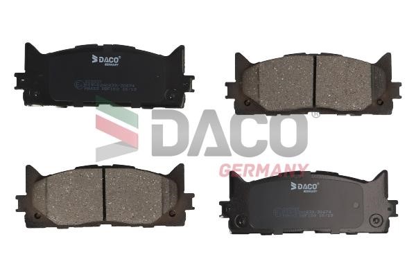 Daco 323937 Brake Pad Set, disc brake 323937