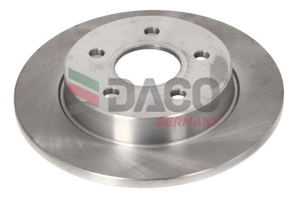 Daco 604896 Rear brake disc, non-ventilated 604896