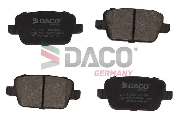 Daco 322019 Brake Pad Set, disc brake 322019