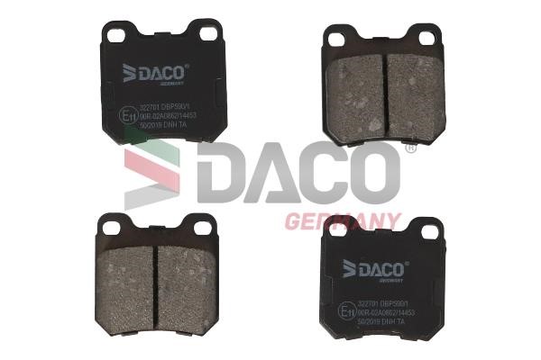 Daco 322701 Brake Pad Set, disc brake 322701