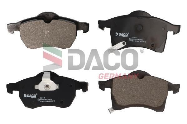 Daco 323617 Brake Pad Set, disc brake 323617