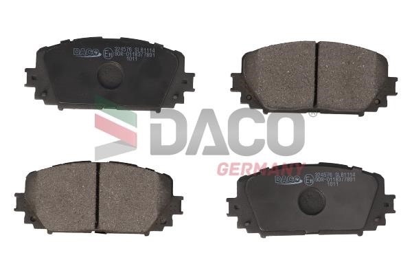 Daco 324576 Brake Pad Set, disc brake 324576