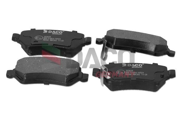 Daco 323625 Brake Pad Set, disc brake 323625