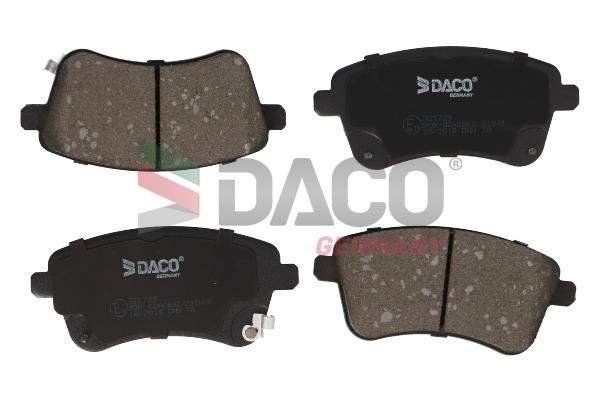 Daco 321729 Brake Pad Set, disc brake 321729