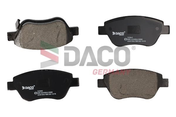 Daco 323645 Brake Pad Set, disc brake 323645