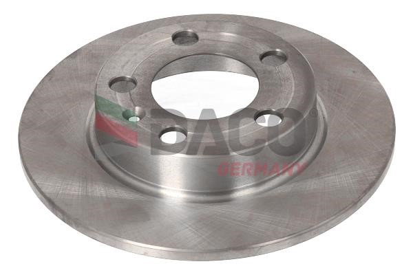 Daco 604740 Rear brake disc, non-ventilated 604740