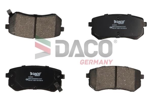 Daco 323531 Brake Pad Set, disc brake 323531