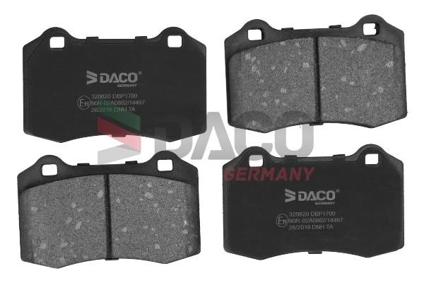 Daco 320620 Brake Pad Set, disc brake 320620