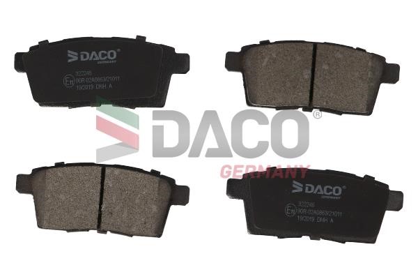 Daco 322246 Brake Pad Set, disc brake 322246