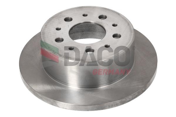 Daco 609982 Rear brake disc, non-ventilated 609982