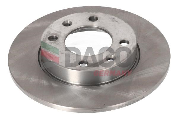 Daco 603770 Rear brake disc, non-ventilated 603770