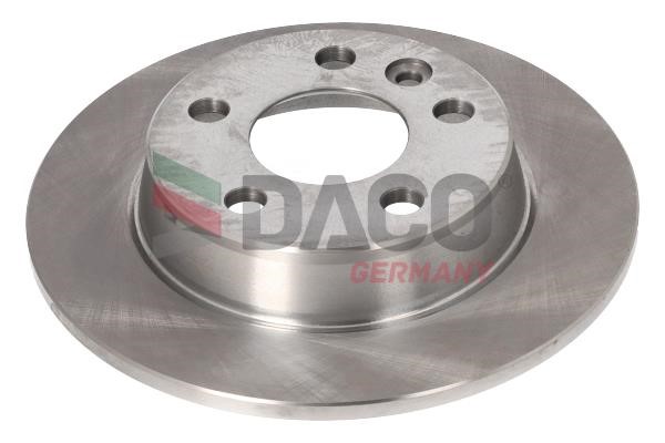 Daco 602546 Rear brake disc, non-ventilated 602546