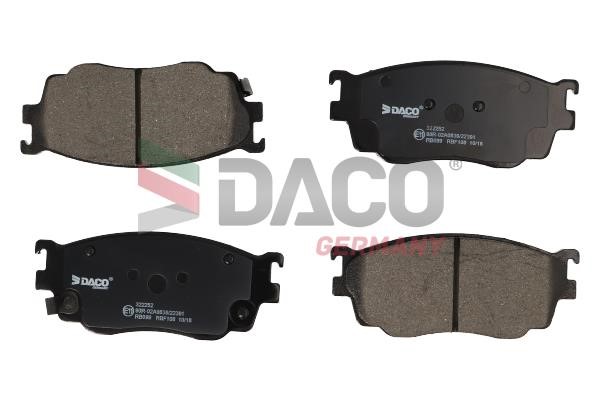Daco 322252 Brake Pad Set, disc brake 322252