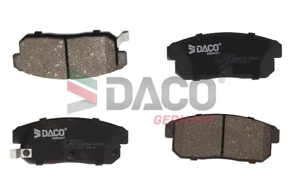 Daco 322210 Brake Pad Set, disc brake 322210