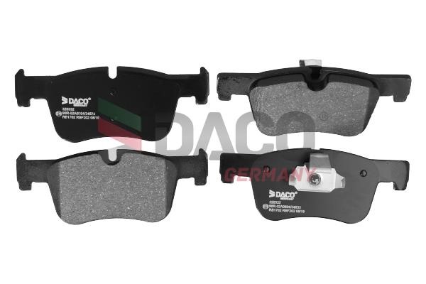 Daco 320332 Brake Pad Set, disc brake 320332