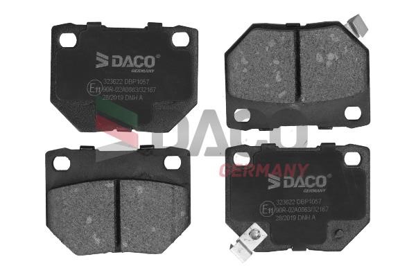 Daco 323622 Brake Pad Set, disc brake 323622