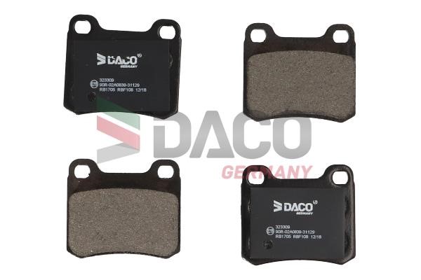 Daco 323309 Brake Pad Set, disc brake 323309