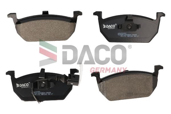 Daco 324203 Brake Pad Set, disc brake 324203