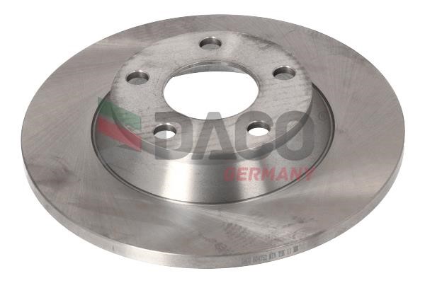 Daco 604752 Unventilated front brake disc 604752