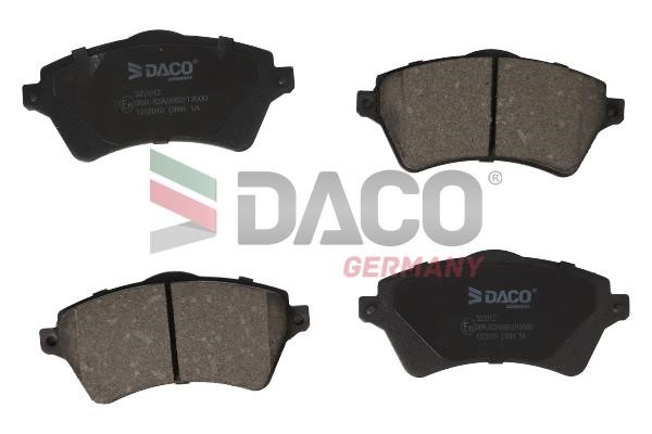Daco 322012 Brake Pad Set, disc brake 322012