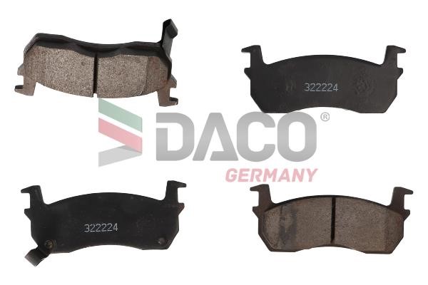 Daco 322224 Brake Pad Set, disc brake 322224