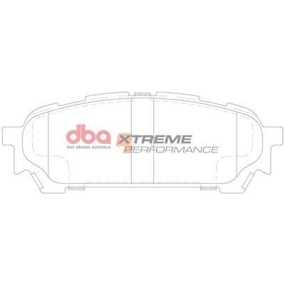 DBA DB1672XP Brake Pad Set, disc brake DB1672XP