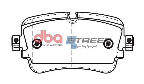 DBA DB15031SS Brake Pad Set, disc brake DB15031SS