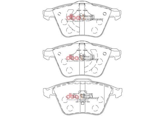 DBA DB2176XP Brake Pad Set, disc brake DB2176XP