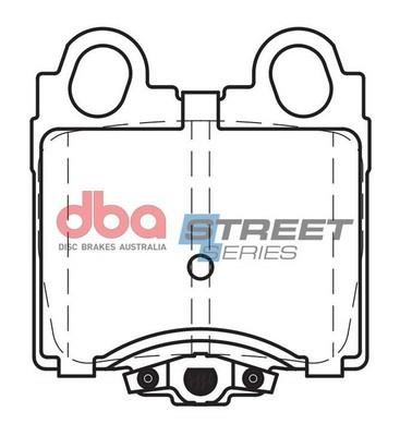 DBA DB1416SS Brake Pad Set, disc brake DB1416SS