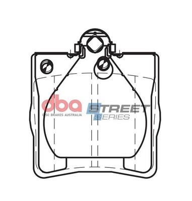 DBA DB1428SS Brake Pad Set, disc brake DB1428SS