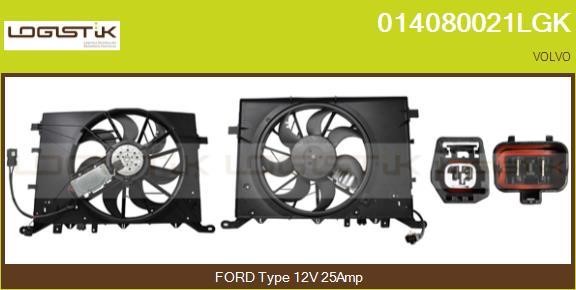 LGK 014080021LGK Electric Motor, radiator fan 014080021LGK
