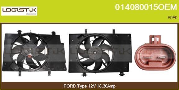 LGK 014080015OEM Electric Motor, radiator fan 014080015OEM